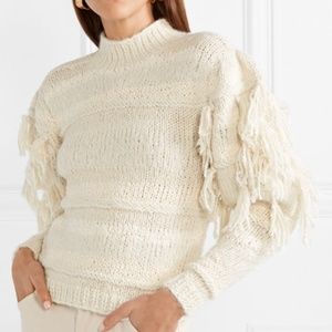 NWT Ulla Johnson Delma Fringed Sweater